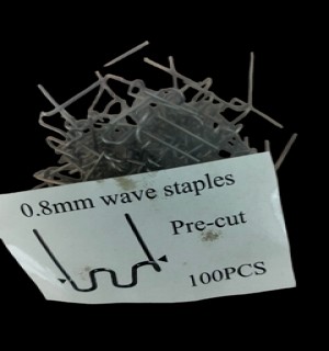 0,8 wave staples pre cut 